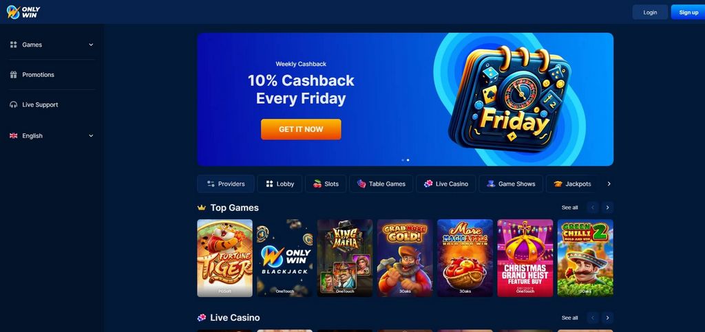 OnlyWin Online Casino Review 2026 - the go-to casino for traditional slots